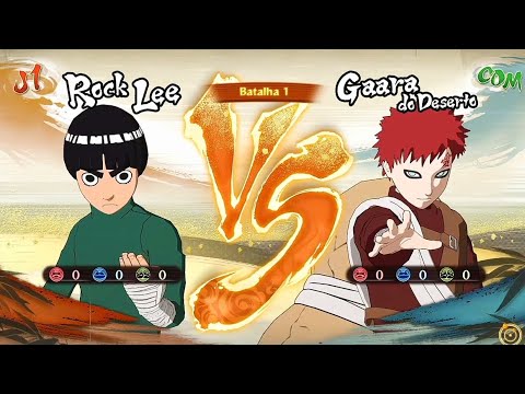Naruto Shippuden Ultimate Ninja Storm 4 - Rock Lee Vs Gaara (SUPER HARD)