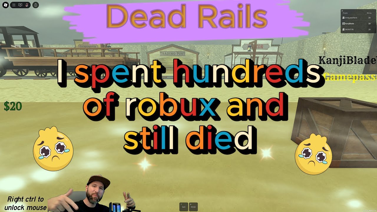 Dead Rails Die Robux Roblox Dead Rails. I Spent Hundreds of Robux and Still Lost! #roblox # ...