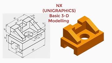 NX Tutorial 3: Basic 3D Modelling for Beginner in NX Unigraphics (With Narration) || C for CAD ||