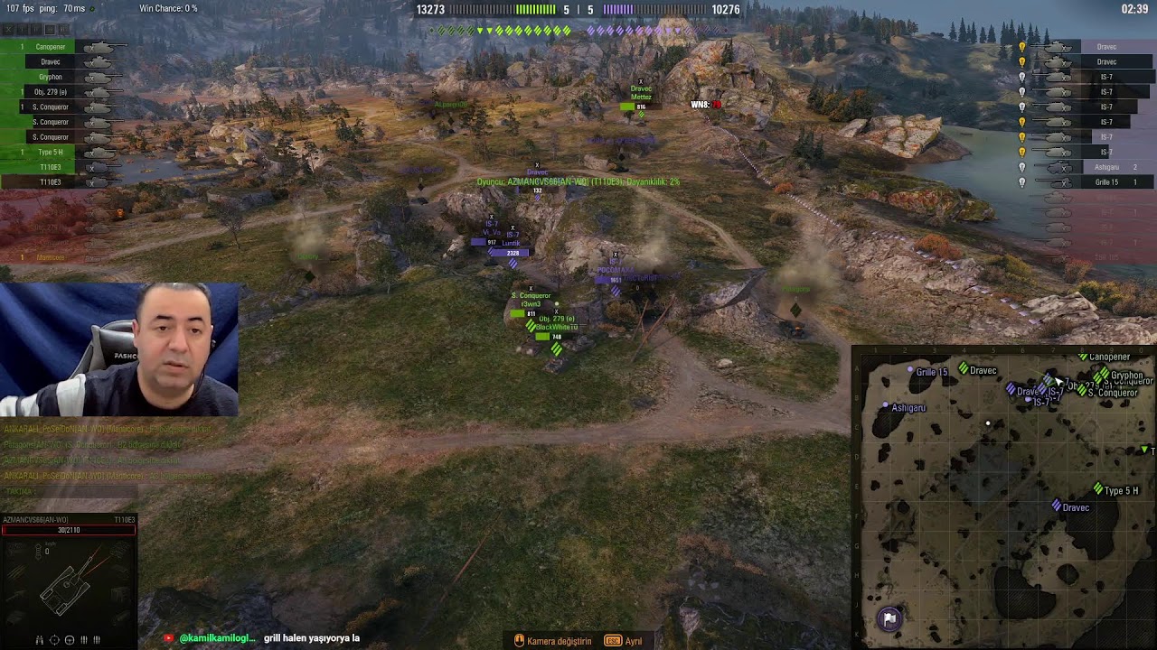 Güncelleme Geldi Lag Girdi Yan Yattı Çamura Battı  -  World Of Tanks