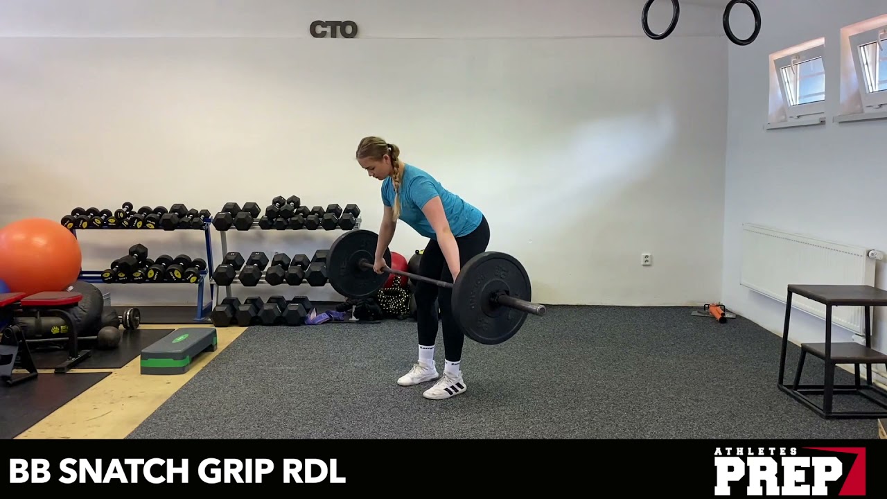 BB Snatch Grip RDL - YouTube