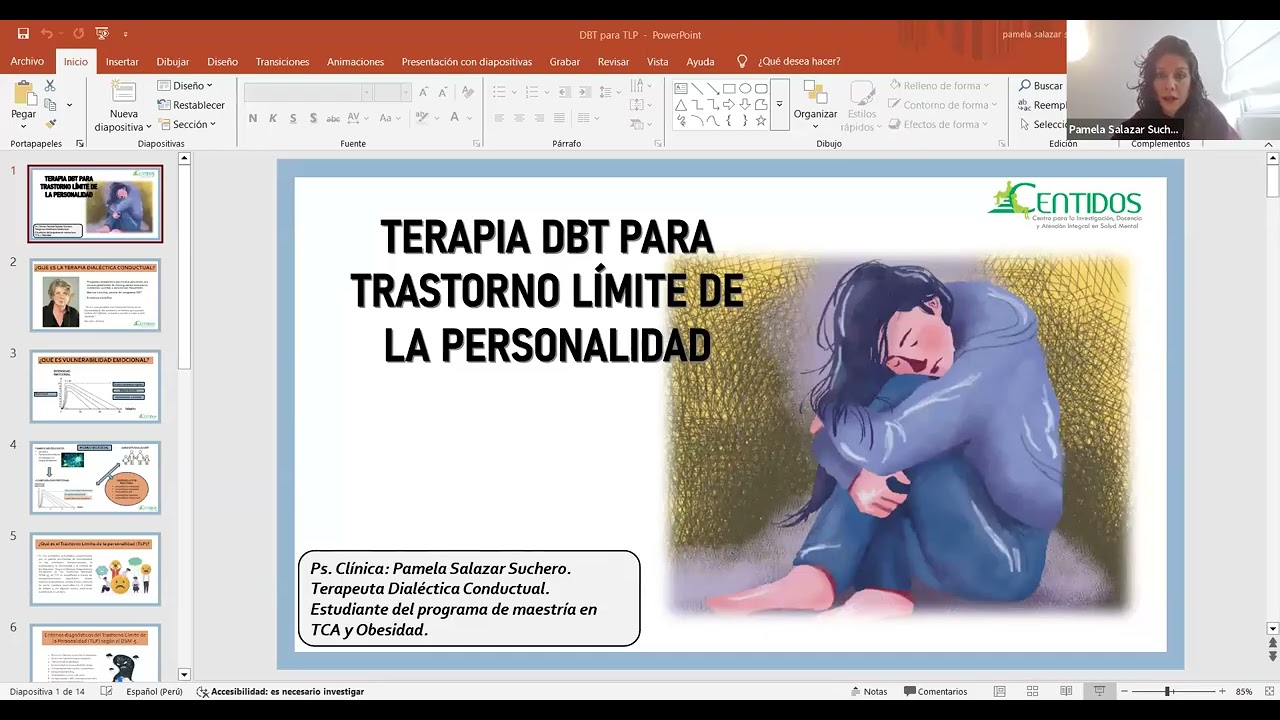 CHARLA GRATUITA :  IMPORTANCIA DE LA DBT EN EL TRATAMIENTO DE PERSONAS CON TLP