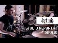 KRIMH - Studio Report #1 - DRUMS