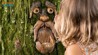 Tree Face Bird Feeder