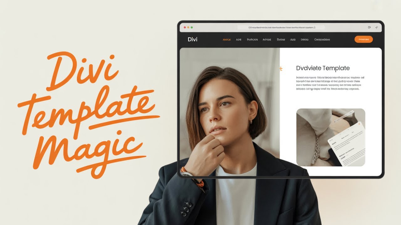 How to import a template in divi wordpress website