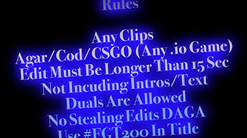 New Editing Contest! // #FGT200 [CLOSED]