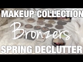 BRONZERS | Makeup Collection &amp; Declutter | SPRING 2017  | MelissaQ