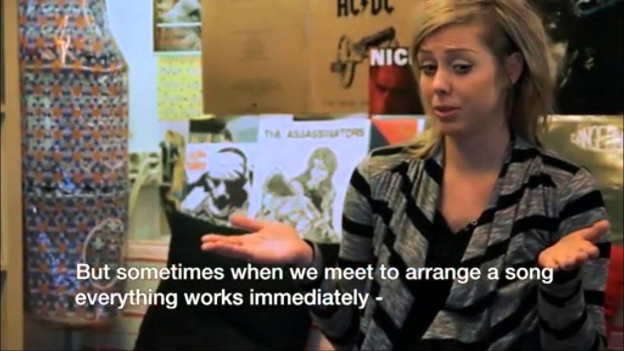 Katzenjammer in vintage record-shop