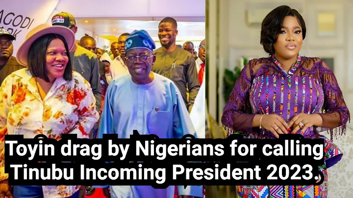 Toyin Abraham in trouble for supporting Tinubu(APC presidential candidate)