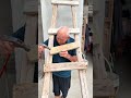 Grandpa fixed the wooden ladder #rurallife #grandpa