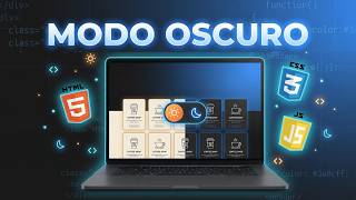 Cómo Hacer Modo Oscuro en Cualquier Página Web con HTML,CSS y JAVASCRIPT | Para Principiantes