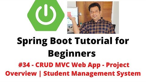 Spring Boot Tutorial for Beginners #34 - CRUD MVC Web App - Student Management Project Overview