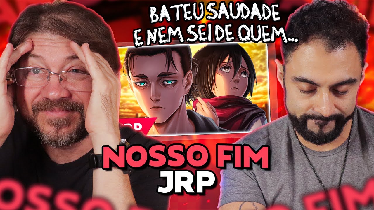 REACT de Nosso Fim 💔| Eren & Mikasa (Shingeki no Kyojin) | ft. ‪@amandaareia‬ | JRP