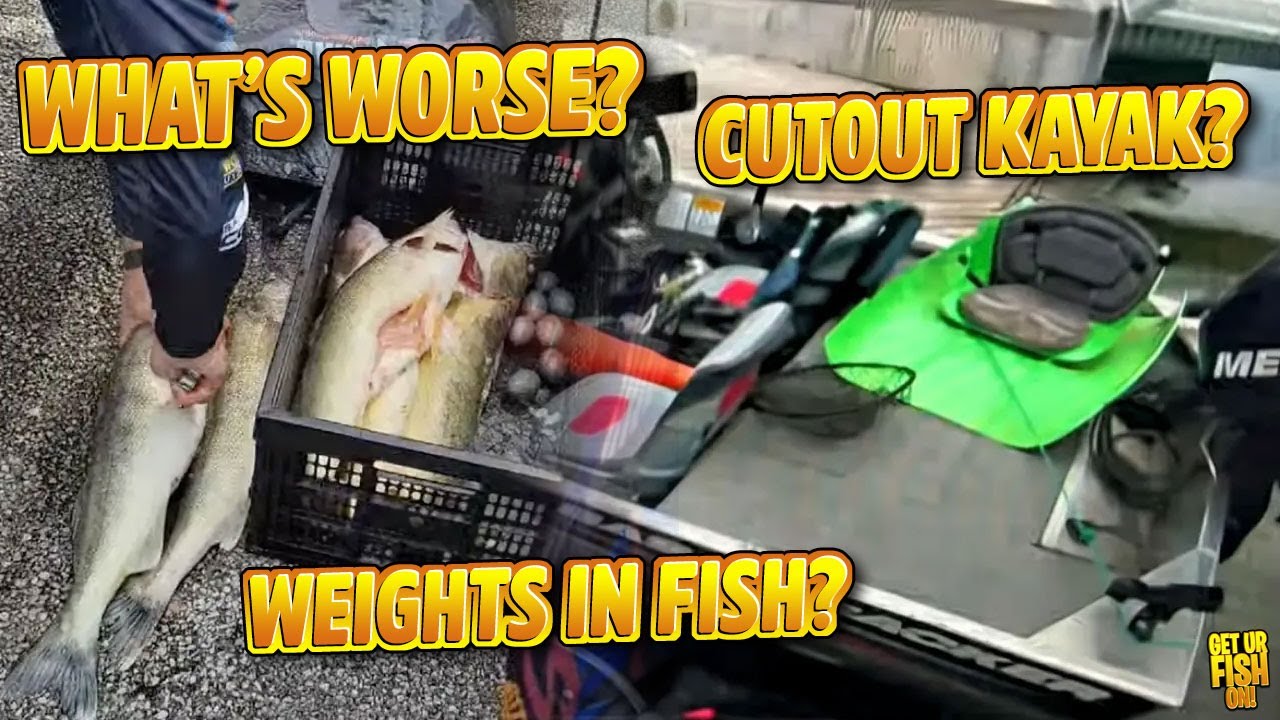 Вырез для каяка для ловли окуня хуже, чем вырезы для судака