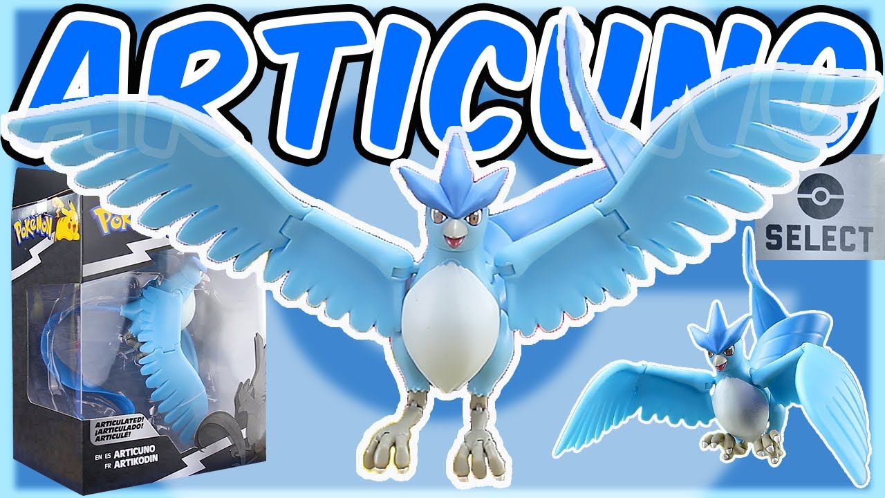  Pokémon Pokemon Articuno, Super-Articulated 6-Inch Figure -  Collect Your Favorite Figures - Toys for Kids Fans : Video Games