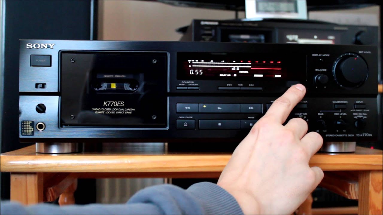 Sony TC K770ES pictures and operation - YouTube
