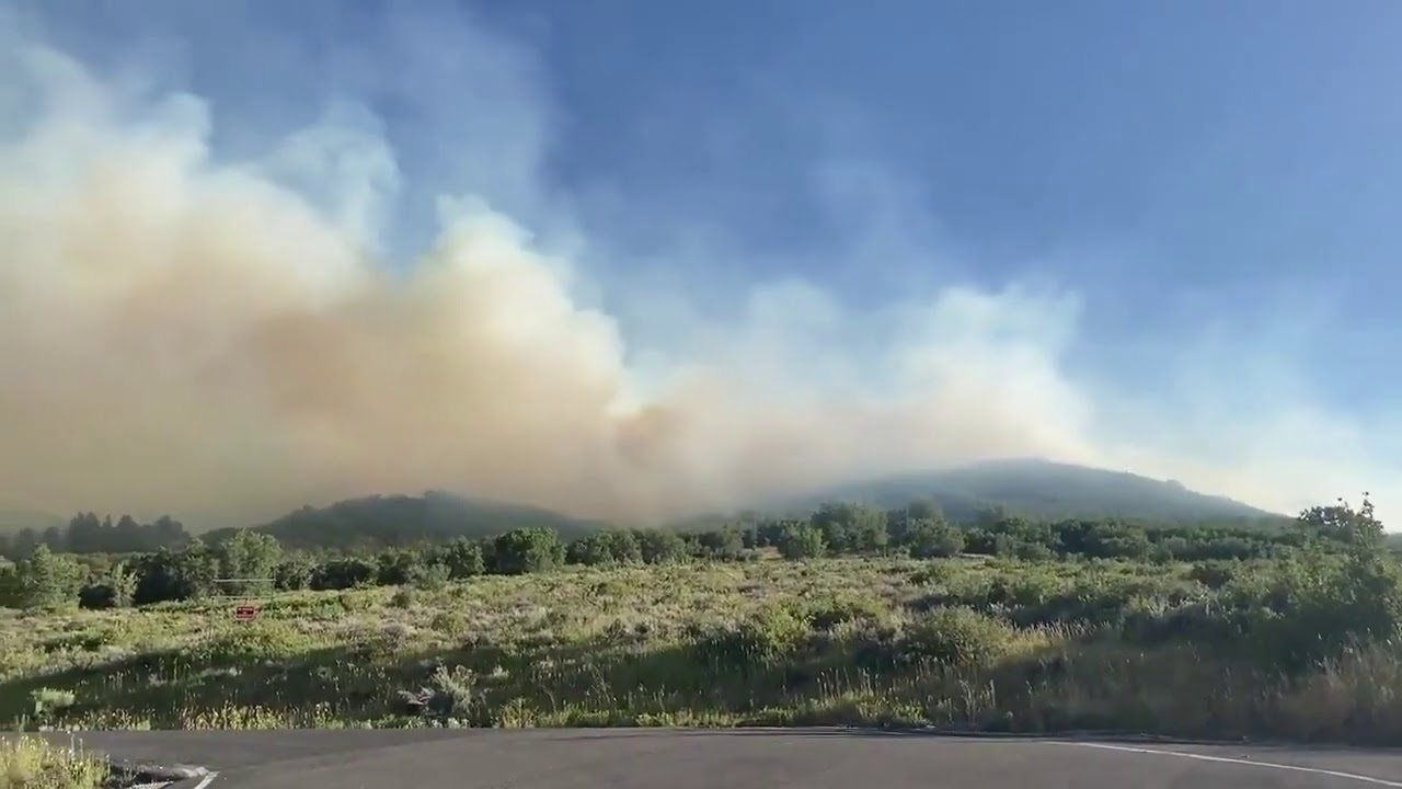 Evacuation Orders in Place as Fire Grows Outside Salt Lake City - YouTube