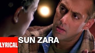 Vignette de la vidéo "Sun Zara Lyrical Video | Lucky | Sonu nigam | Salmaan Khan, Sneha Ullal"