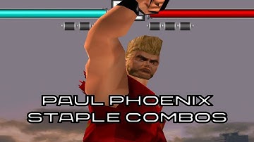 TEKKEN 3 | Paul Phoenix Staple Combos