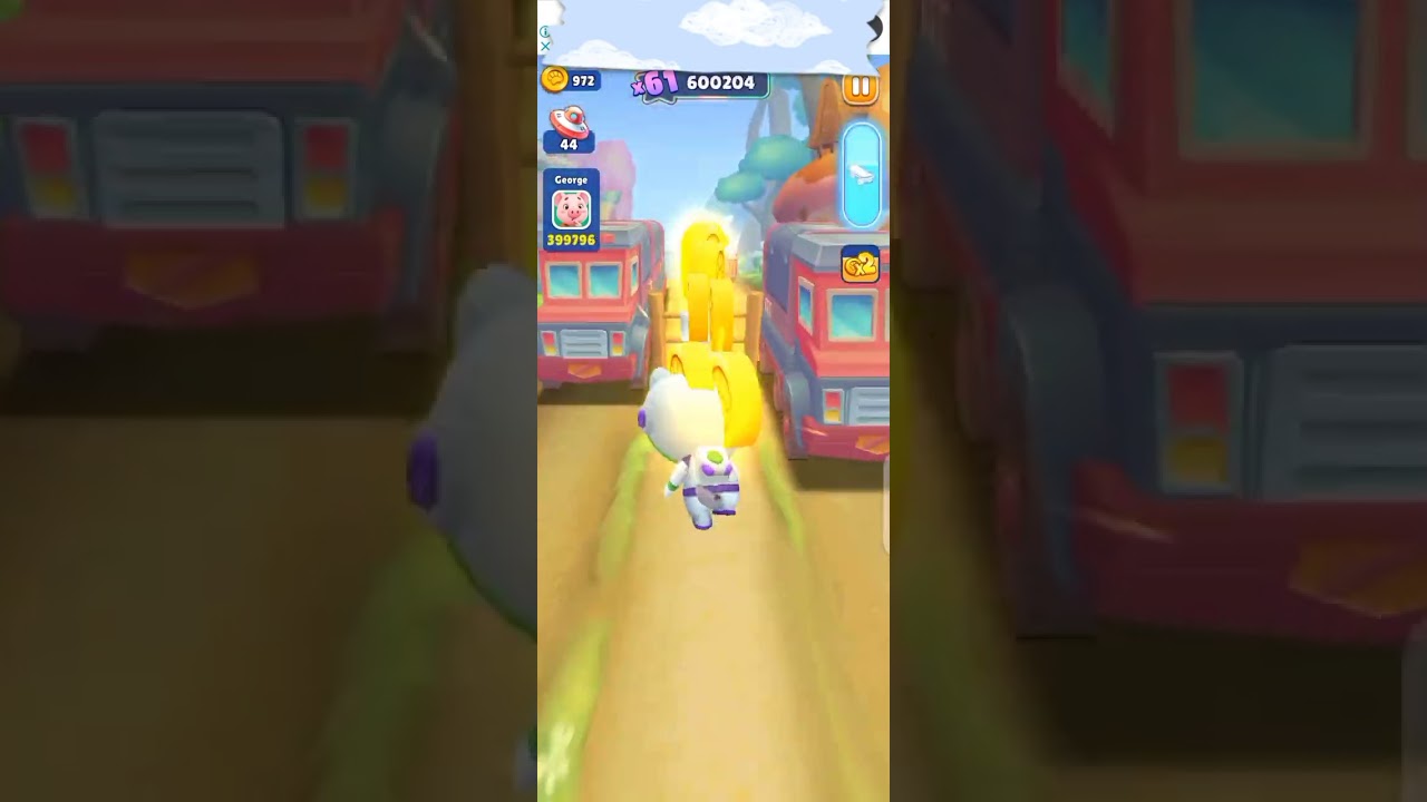 I play with Astronaut buck 😉🤗😁 "Running pet!!