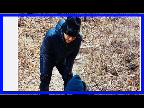李亚鹏带女儿登山跨年，11岁的李嫣腿比爸爸还长