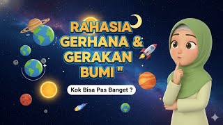 Rahasia Gerhana & Gerakan Bumi: Kok Bisa Pas Banget⁉️ #astronomi #fenomenaalam #faktaunik 