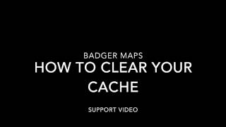 How to clear your cache