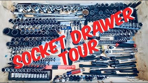 Toolbox / socket drawer TOUR! #toolboxtour
