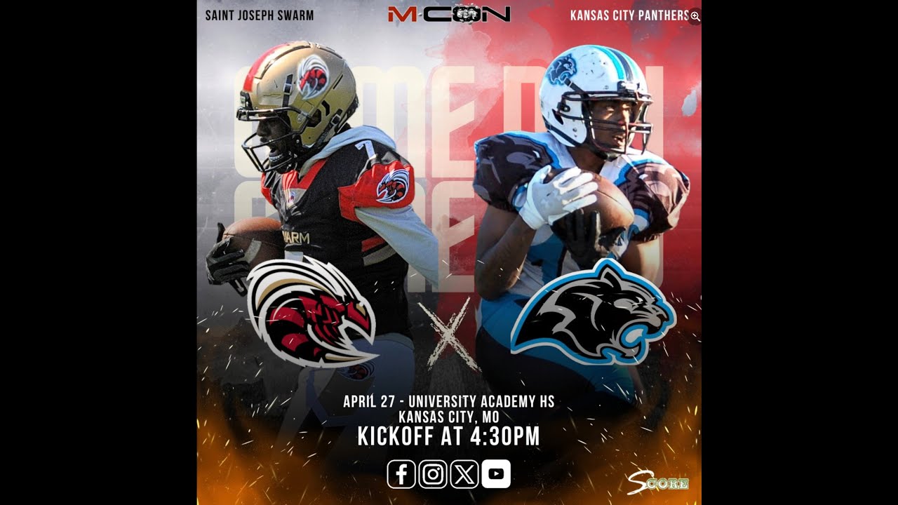 Missouri Swarm vs Kansas City Panthers - 11 Man Semipro Football