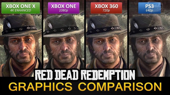 Red Dead Redemption, Xbox One X vs Xbox 360