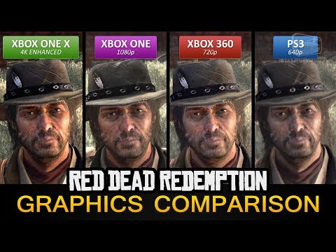 Red Dead Redemption 4K Graphics Comparison - Xbox One X 4K Enhanced / Xbox One / PS3 / Xbox 360