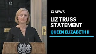 British Prime Minister Liz Truss speaks after Queen Elizabeth II dies | ABC News
