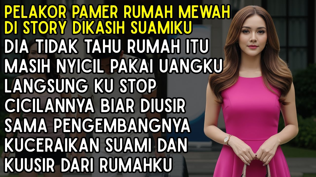 PELAKOR PAMER RUMAH MEWAH DI STORY DIKASIH SUAMIKU, DIA TAK TAHU RUMAH ITU MASIH NYICIL PAKAI UANGKU