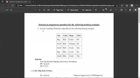 Candidate Elimination Algorithm for Big-Small Example