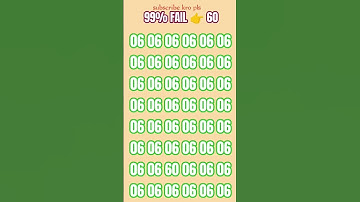find the odd number 60|#quiz #maths #iq #find #puzzletime #ढूंढो #gkquiz #braintest #paheliyan