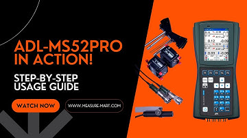 How to Use ADL-MS52PRO Vibration Analyzer | Step-by-Step Guide