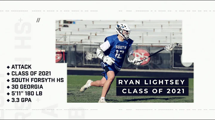 Ryan Lightsey '21, Attack | Lacrosse Highlight Fil...