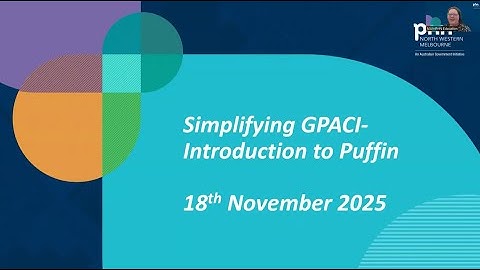 Simplifying GPACI requirement tracking with the POLAR Puffin tool (18 November 2025)