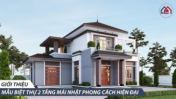Kiến Trúc 365 - Mấu biệt thự 2 tầng mái nhật đẹp nhất Hải Dương