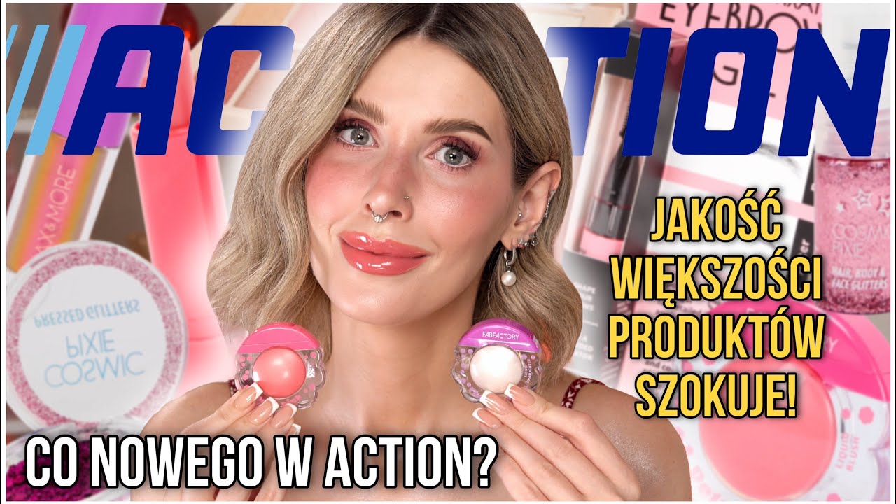 Nowości z ACTION- Świetny żel do brwi, modelowanie twarzy za grosze, piękne brokaty🤩