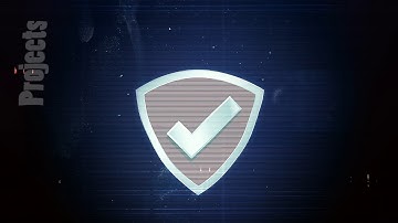 Hacker element and pixel noise Glitch with the protection shield