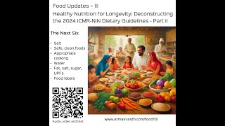 Food Updates III: Deconstructing the 2024 ICMR NIN Dietary Guidelines - II