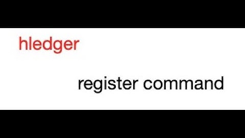 The Basics: The hledger Register Command