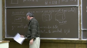 Statistical Mechanics | lecture 2: Statistical Mechanics assumptions and Entropy