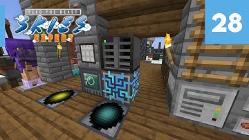 FTB Skies Expert #28 - A Better Storage System with Applied Energistics 2