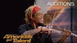 Brian King Joseph: Electric Violinist Stuns With Talent - America's Got Talent 2018