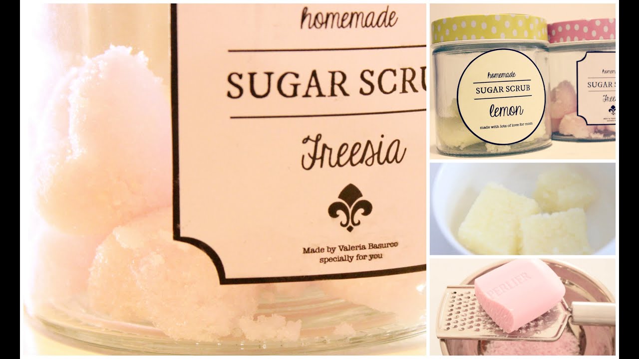 DIY EXFOLIANTES hechos en casa (IDEA DE REGALO FACILÍSIMO)