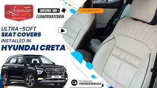 Hyundai Creta With Legato #carseatcover | #luxurystyle #premiumleather screenshot 5
