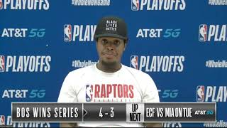 Kyle Lowry Postgame Reaction | Game 7 | Raptors vs Celtics
