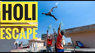 HOLI ESCAPE POV | BEST INDIAN PARKOUR | GOPRO | PARKOUR | HERO 8 | holi 2020